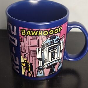 Disney Store Star Wars R2-D2 Large 20oz ceramic coffee mugs w Bright Graphics